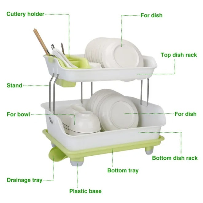 Double Layer Dish Rack