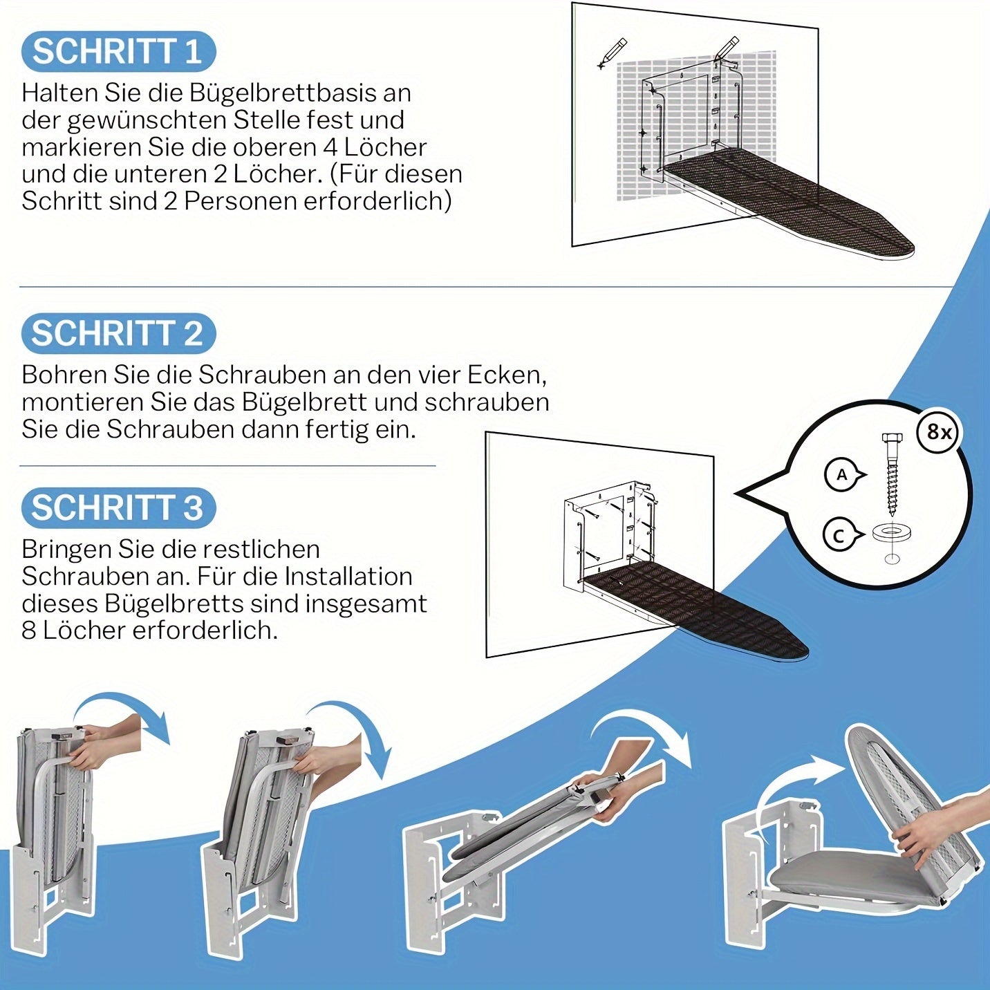 Foldable Ironing Board