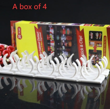 Wall-Mounted Spice Bottle Rack