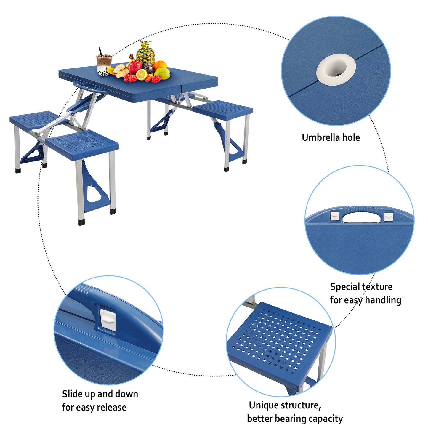 Foldable Table & Seating Set