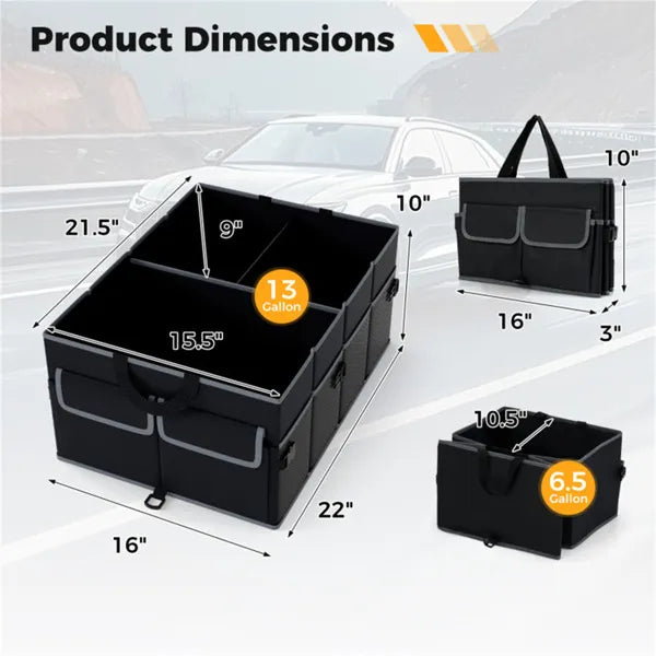13 Gallon Car Trunk Organizer