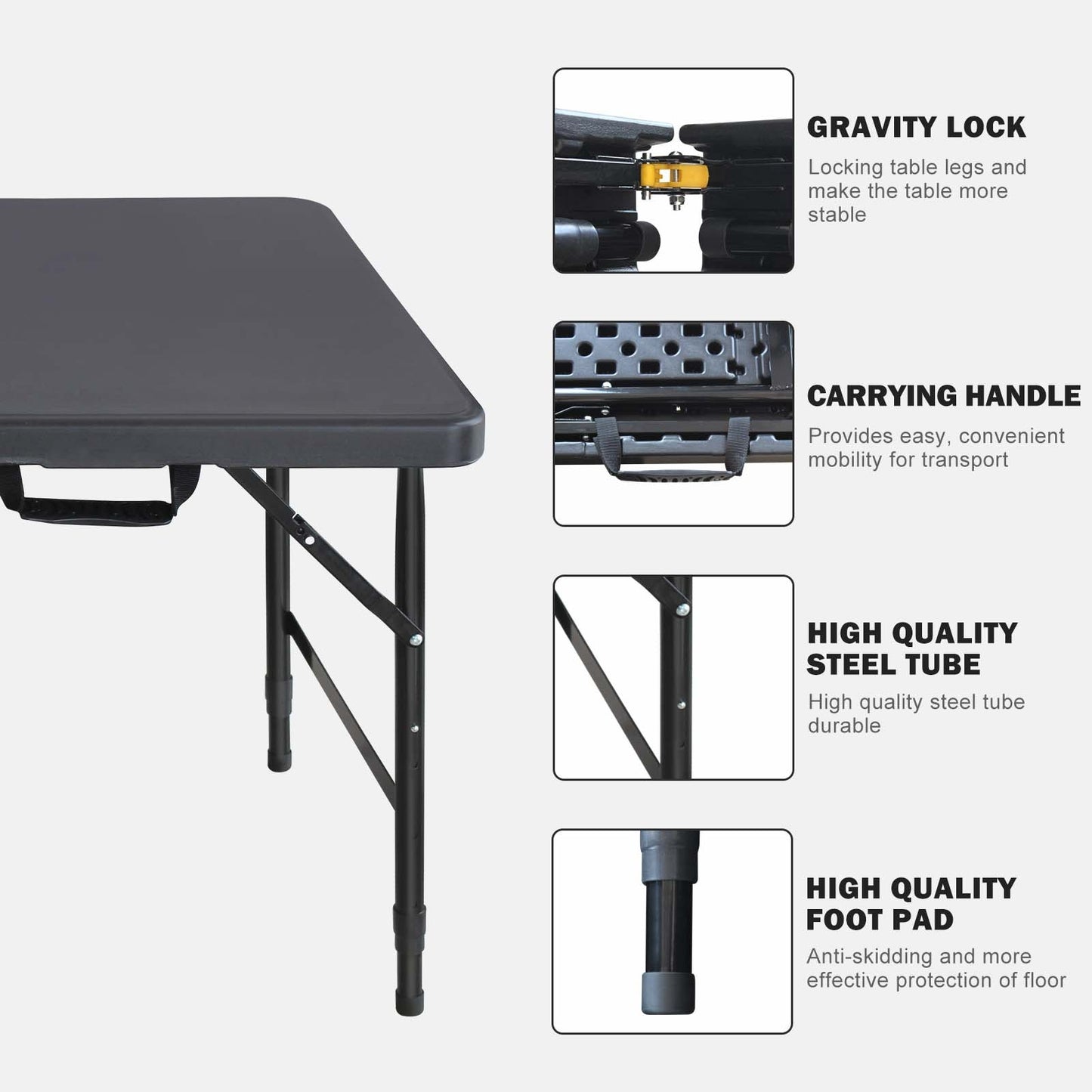 4ft Folding Table