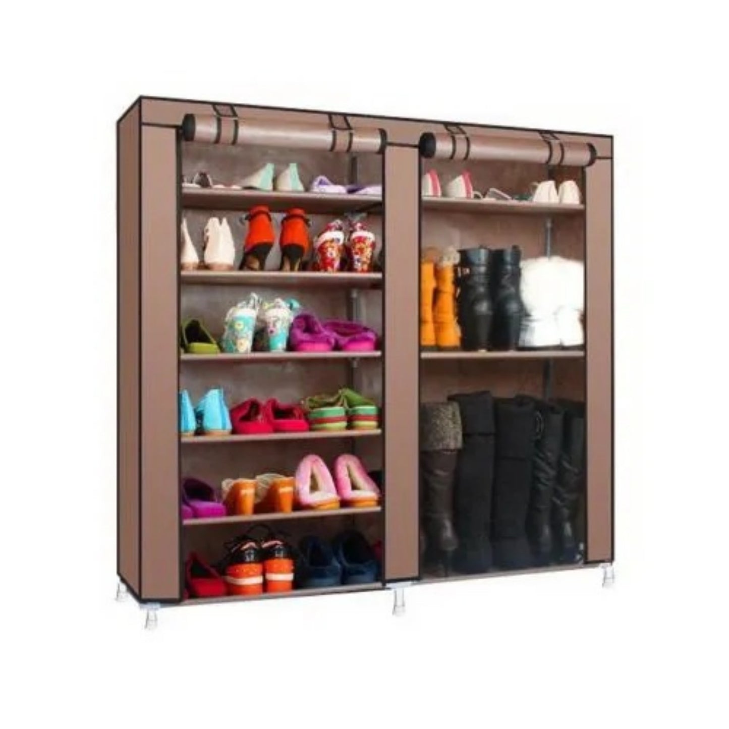 Double Rows  Shoe Rack