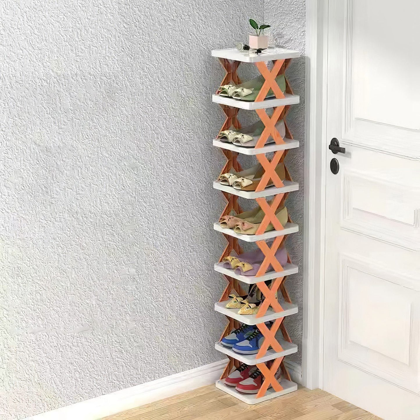 X Plastic Shoe Rack