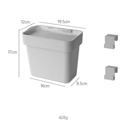 Wall-mounted storage bucket