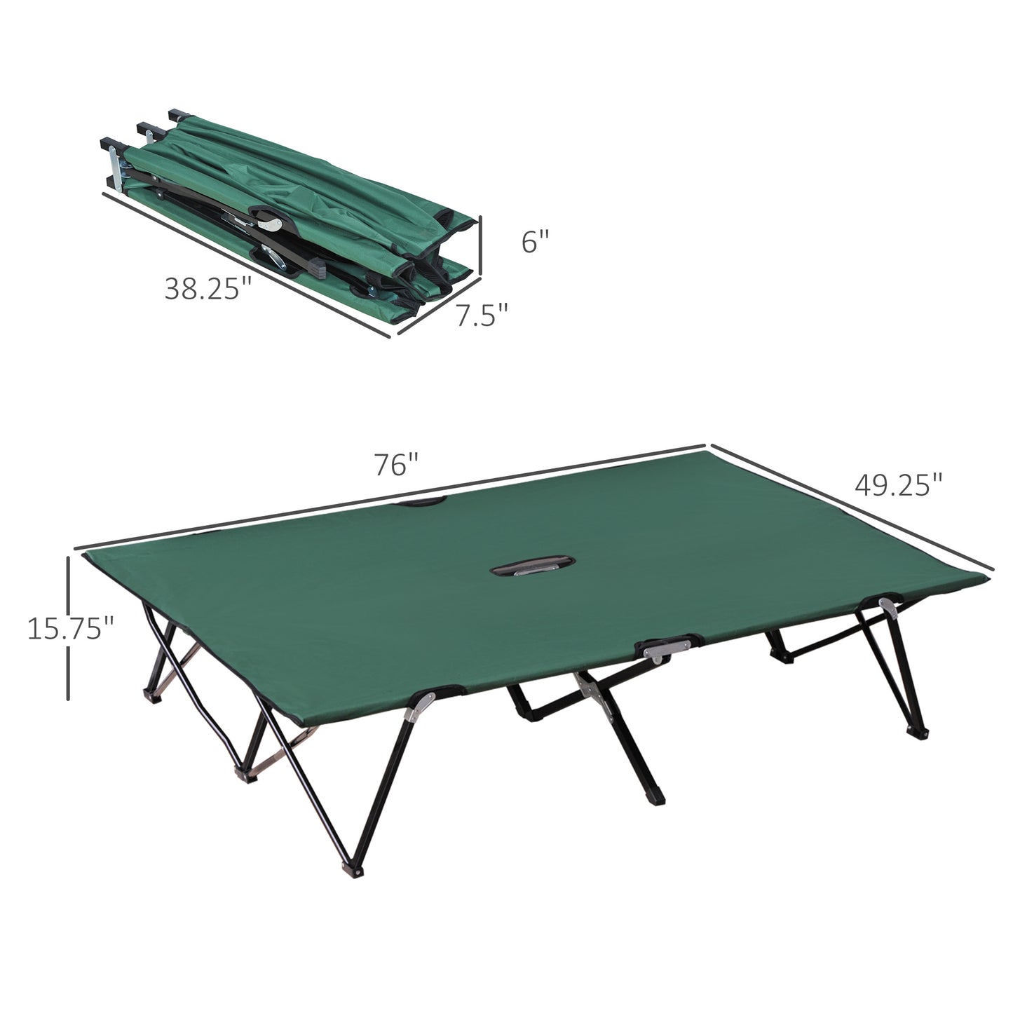 2 Person Folding Camping Cot