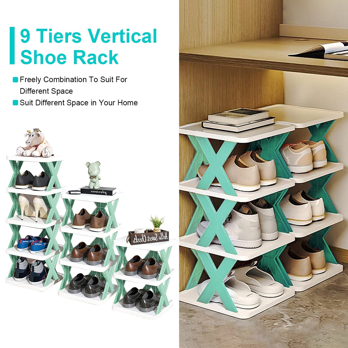 X Plastic Shoe Rack