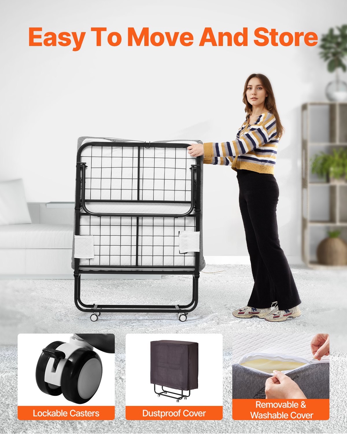 Rollaway Folding Bed