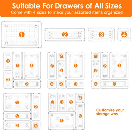25 Drawer Organizers Set