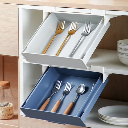 Under-Cabinet Hidden Drawer Storage Box