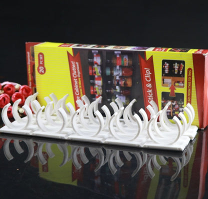 Wall-Mounted Spice Bottle Rack