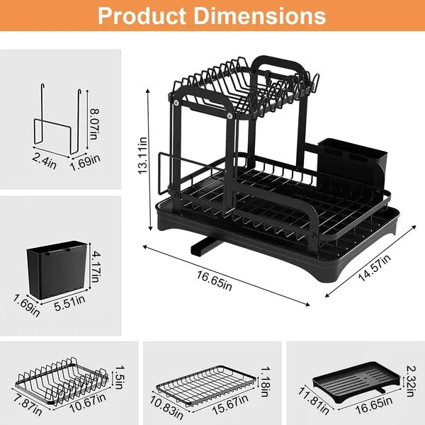 2-Tier Dish Rack