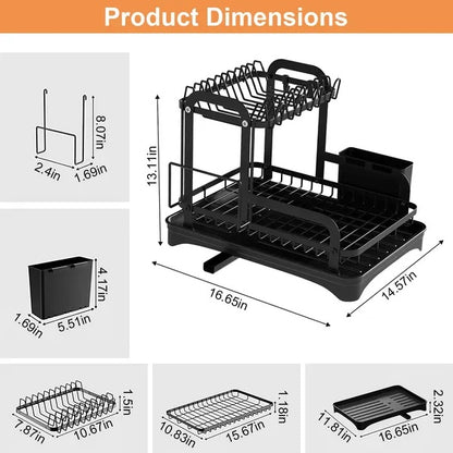 2-Tier Dish Rack