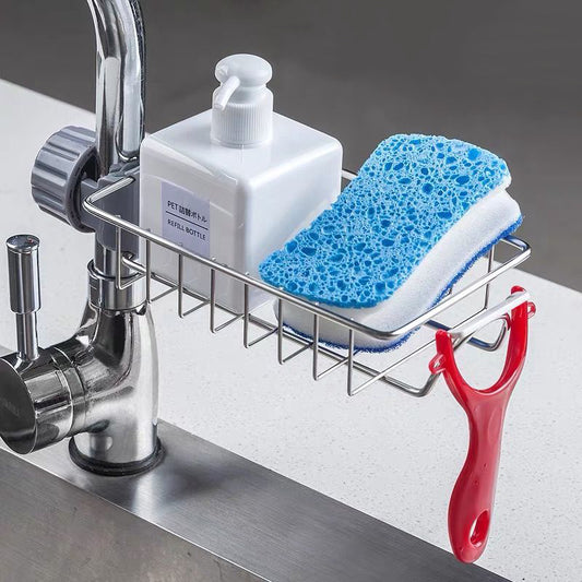 Stainless Steel Faucet Hanging Shelf