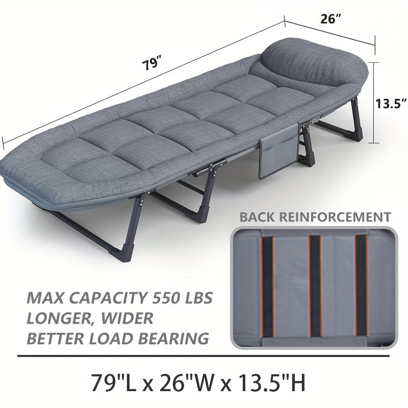 Foldable Comfort Cot (Bed)