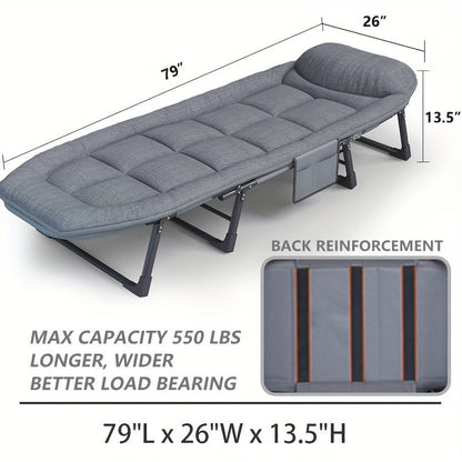 Foldable Comfort Cot (Bed)