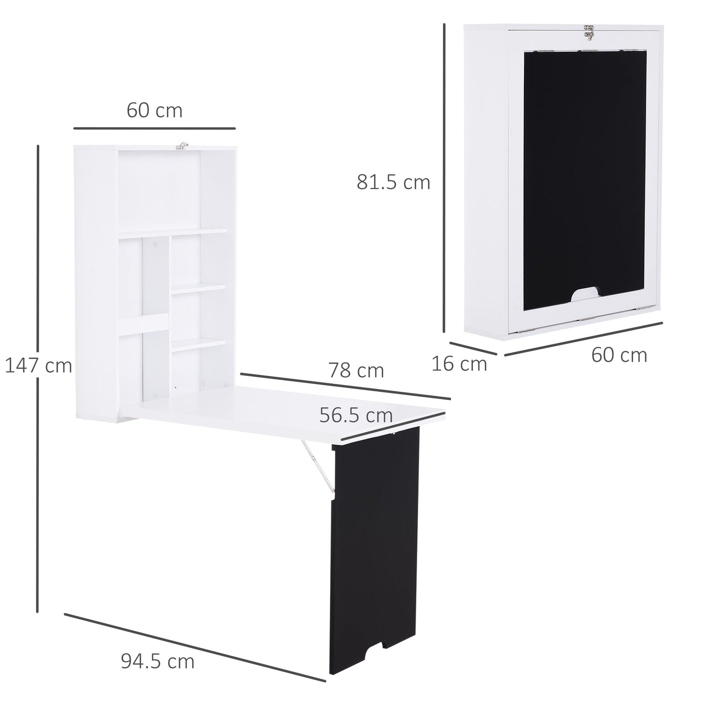 Folding Wall-Mounted Table