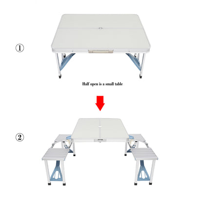 Foldable Chair-Table (Aluminum)