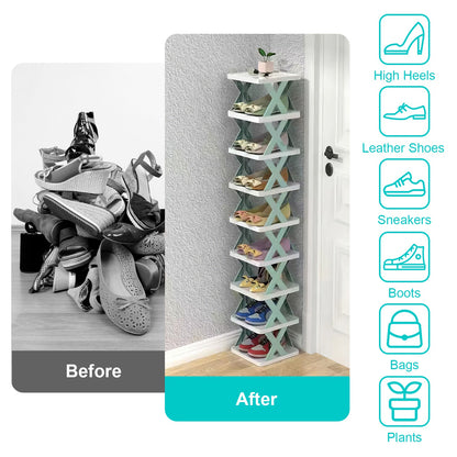X Plastic Shoe Rack