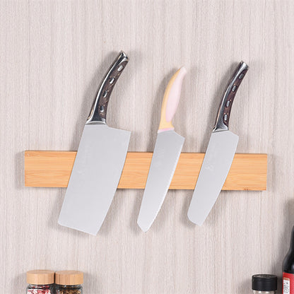 Magnetic Bamboo Knife Holder