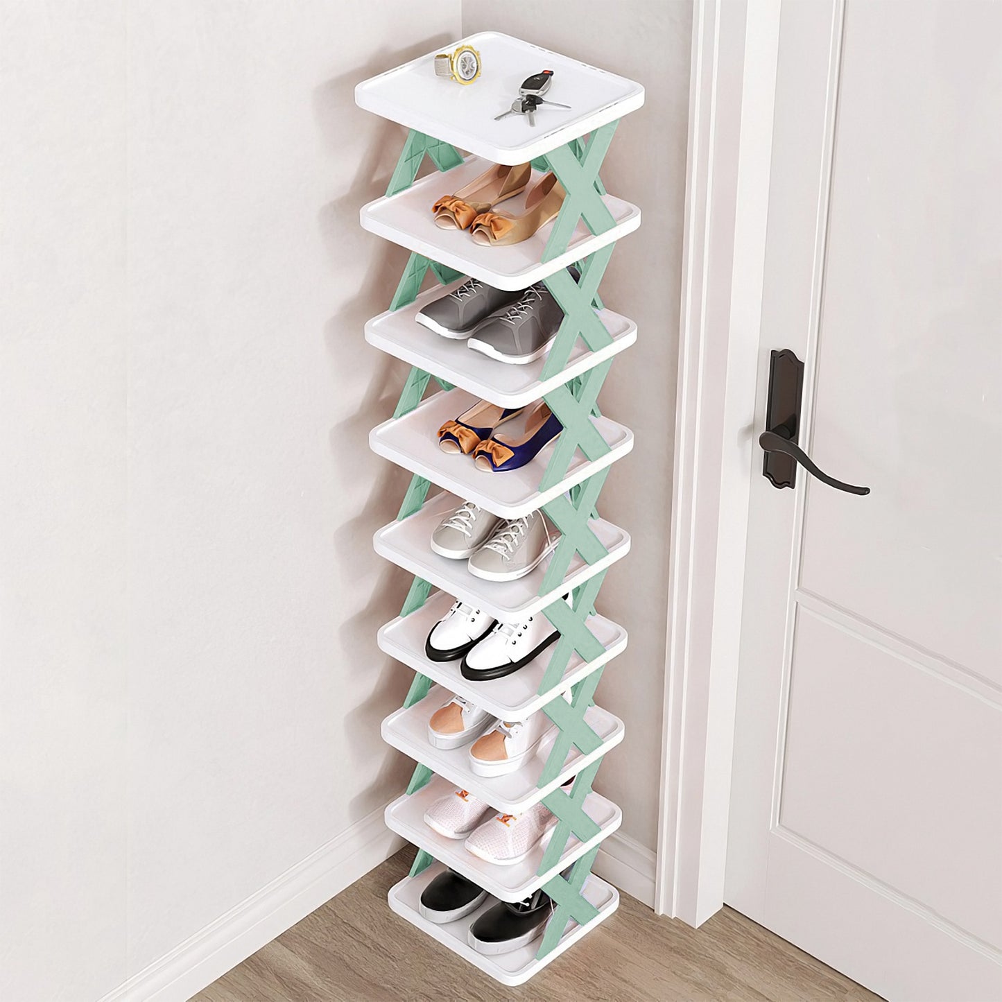 X Plastic Shoe Rack