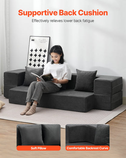 3-in-1 Folding Sofa Bed