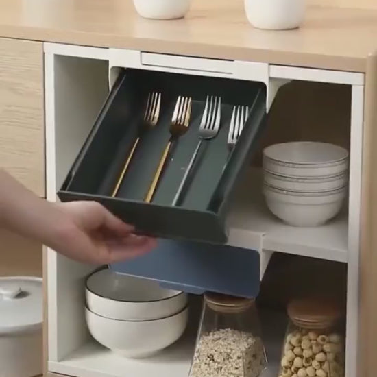 Kitchen Cabinet Divider Shelf Drawer