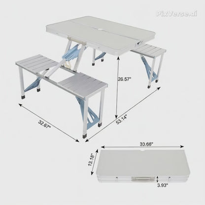 Foldable Chair-Table (Aluminum)